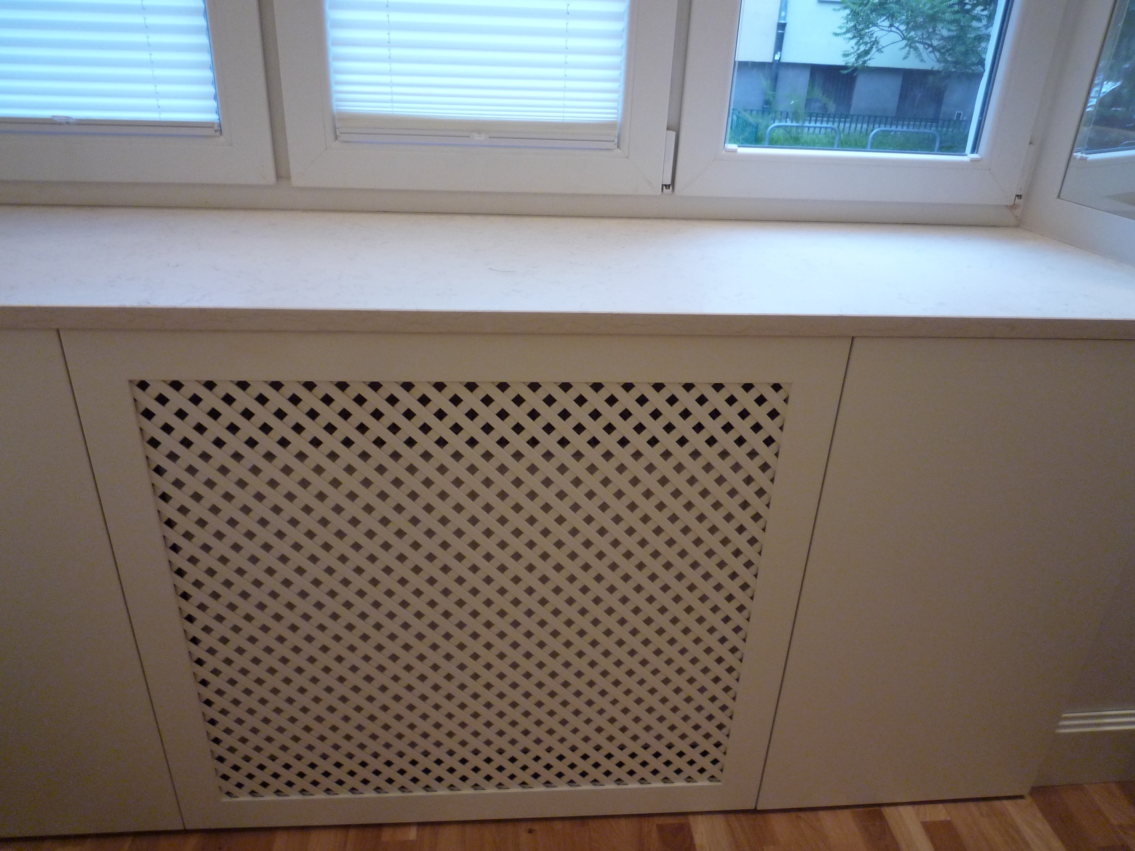 Zabudowa grzejnika i parapetu